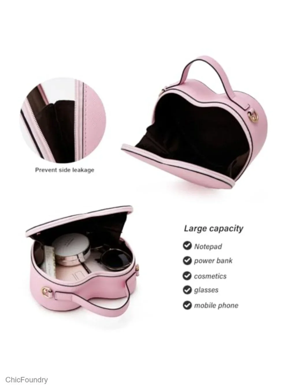Women's Small Crossbody Purse Sling Bag Adjustable Strap PU Leather